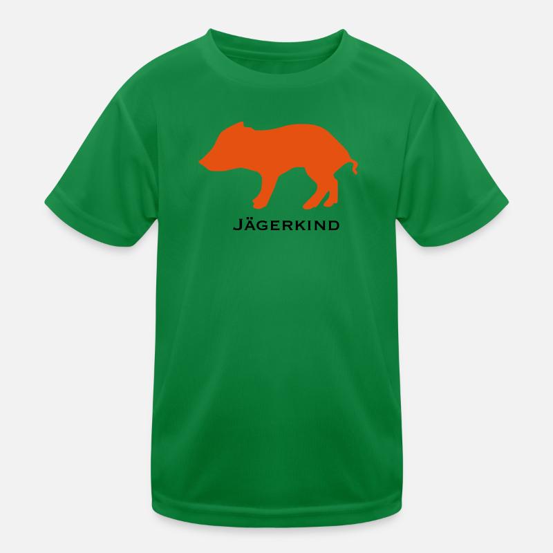 Frischling Jägerkind Kinder Funktions-T-Shirt