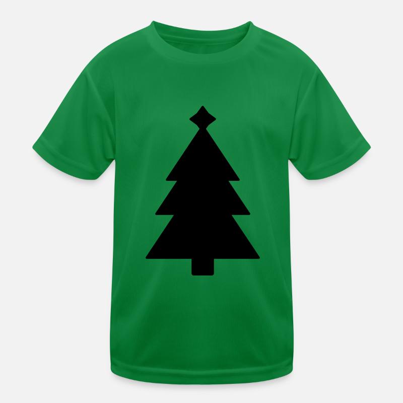 Christmas tree Christmas tree - Kids Functional T-Shirt - kelly green