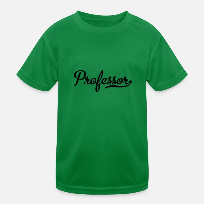 Professor - Kinder Funktions-T-Shirt - Kelly Green