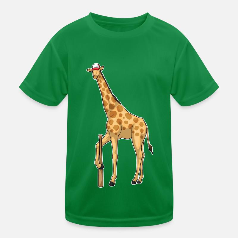 Batte de baseball girafe T-shirt sport Enfant