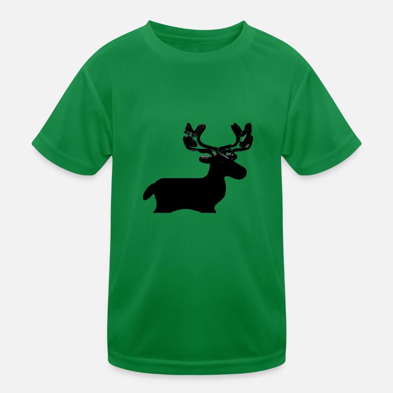 Idée cadeau de renne Elk Noël T-shirt sport Enfant