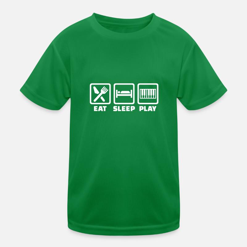 Klavier Kinder Funktions-T-Shirt