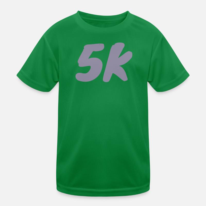 5K_langsame Läufer Kinder Funktions-T-Shirt