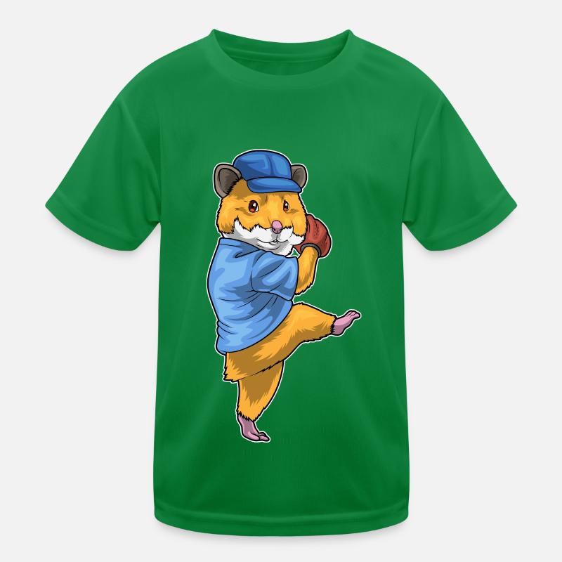 Hamster Baseball Gant de Baseball T-shirt sport Enfant