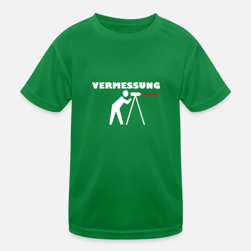 Mesure cool surveying construction drôle tendance géodème T-shirt sport Enfant