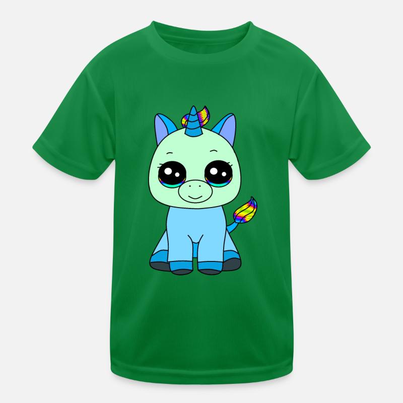 Kleines Einhorn Kinder Funktions-T-Shirt