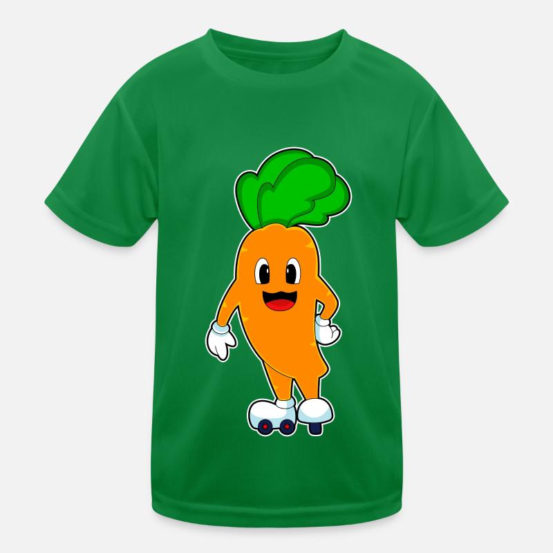 Karotte Rollschuhe Inline Skating Kinder Funktions-T-Shirt