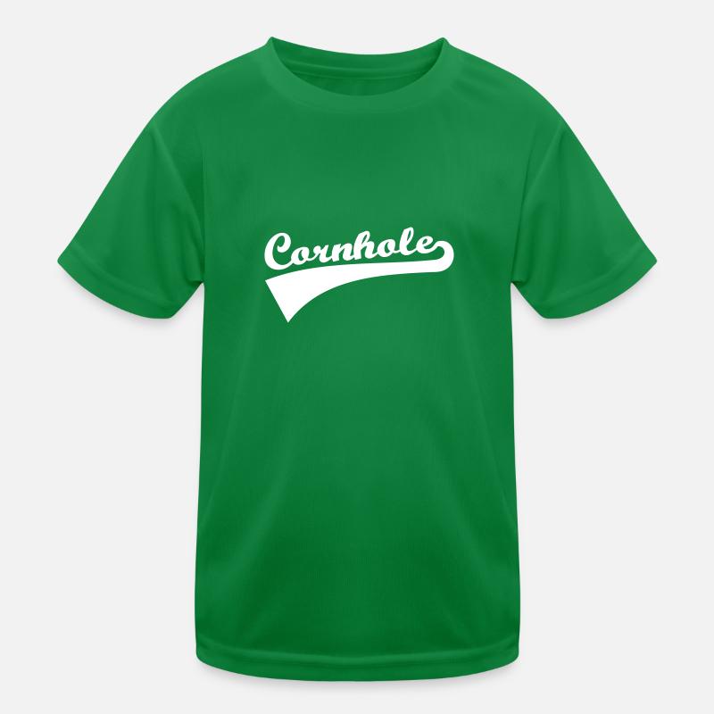 Cornhole Kinder Funktions-T-Shirt