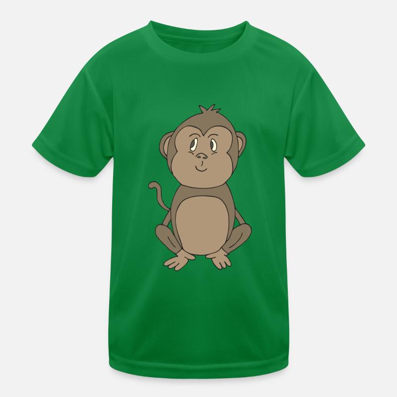 affe lustig Kinder Funktions-T-Shirt