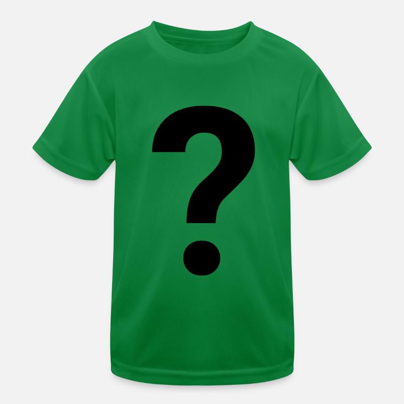 Fragezeichen Kinder Funktions-T-Shirt