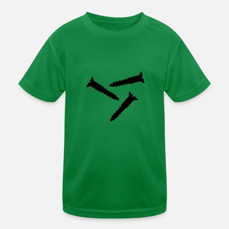 Schraube Kinder Funktions-T-Shirt
