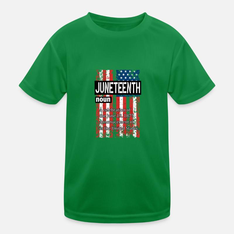 Juneteenth Black History Day Pride Geschenk Kinder Funktions-T-Shirt