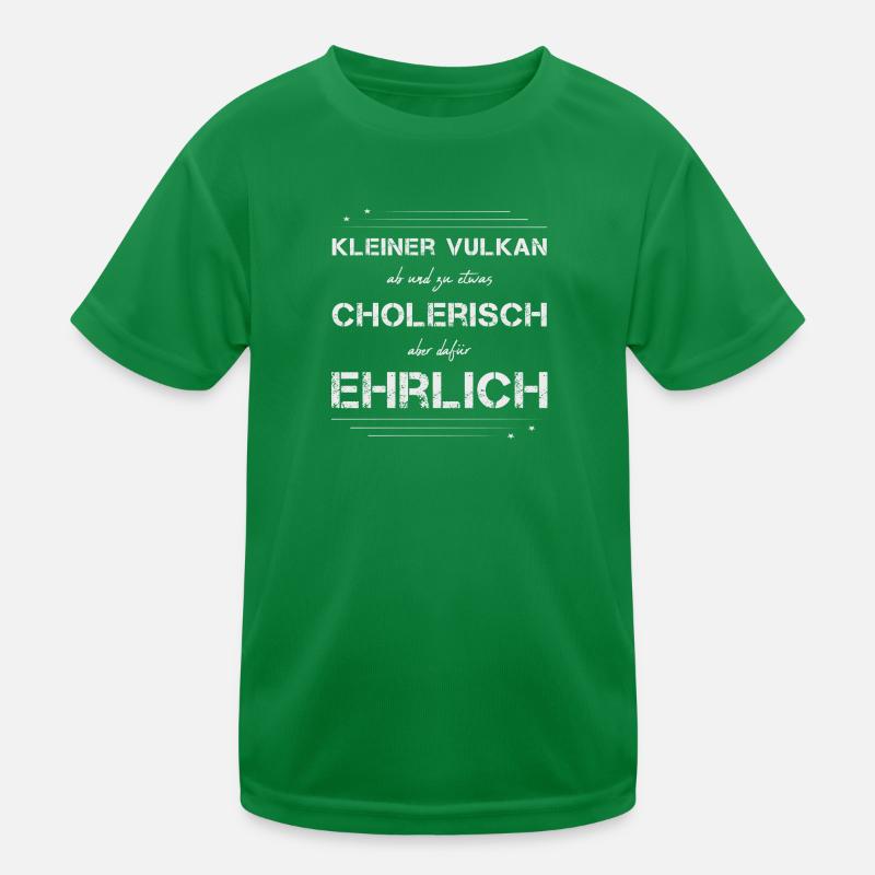 cholerisch ehrlich wei lin Kinder Funktions-T-Shirt
