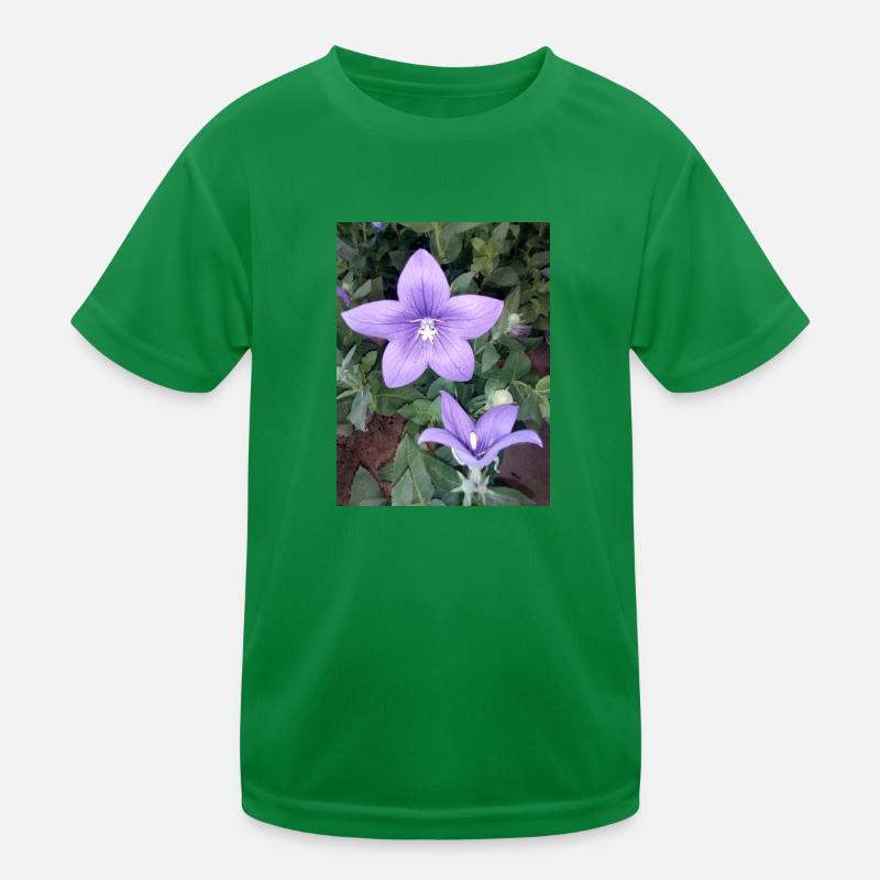 Purple flower Kids Functional T-Shirt