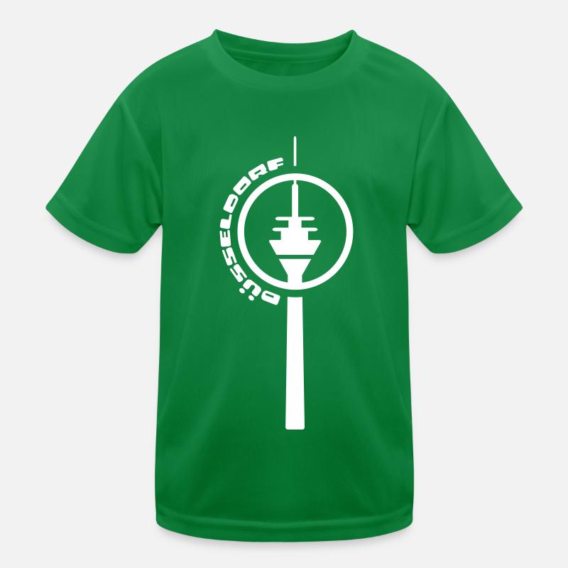 düsseldorf fernsehturm kreis Kinder Funktions-T-Shirt
