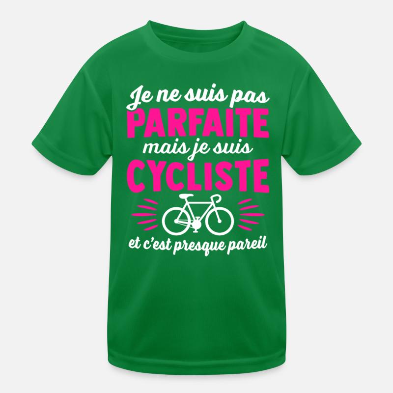 Ich bin Radfahrer und es ist fast dasselbe Kinder Funktions-T-Shirt