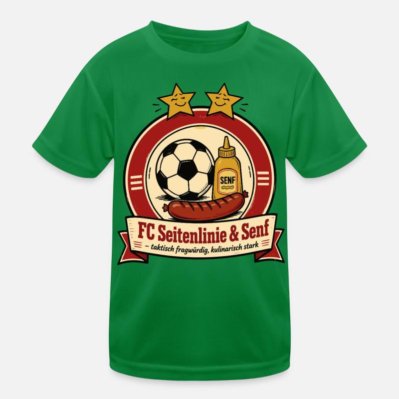 FC Seitenlinie & Senf Kinder Funktions-T-Shirt
