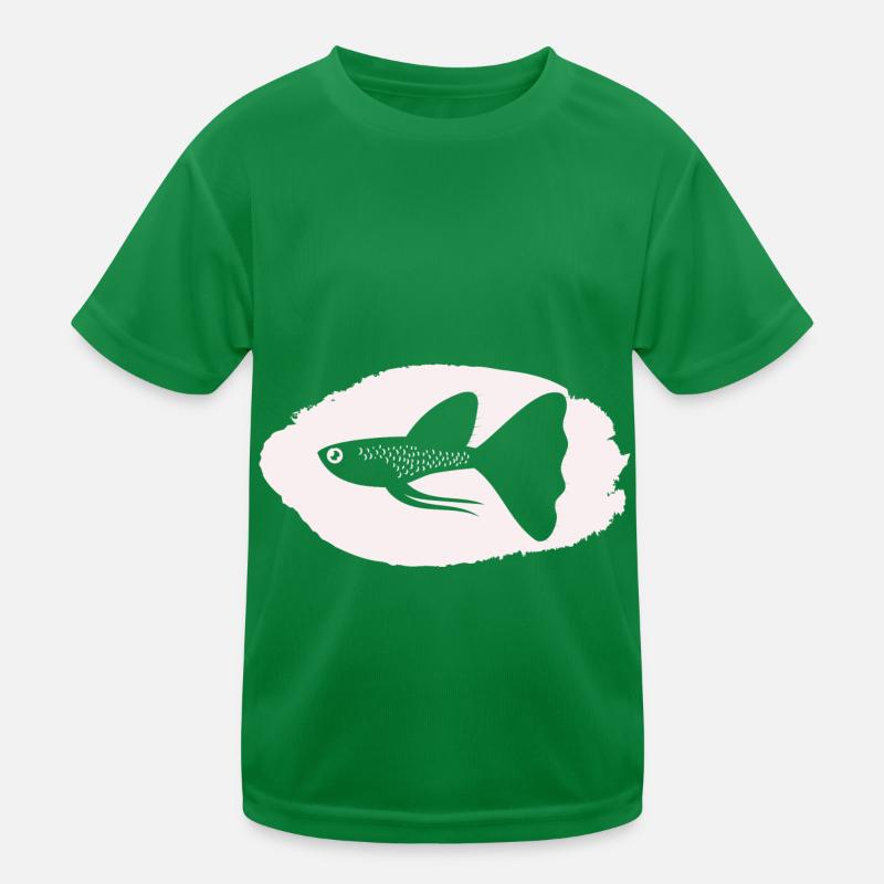 Fisch Aquarium Meerestier Klima Umweltschutz Kinder Funktions-T-Shirt