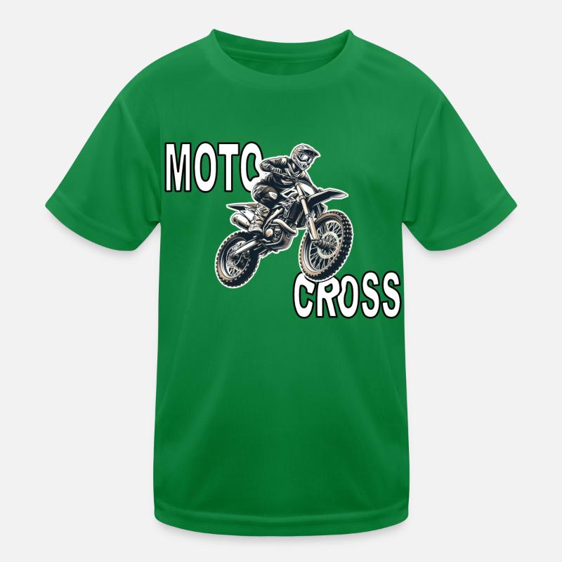 Motocross Kinder Funktions-T-Shirt