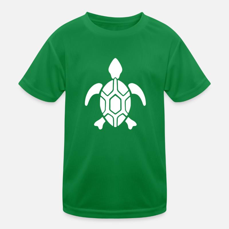 Turtle white Kids Functional T-Shirt