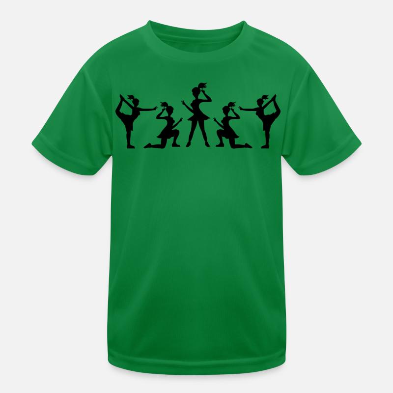 Cheerleading Kinder Funktions-T-Shirt