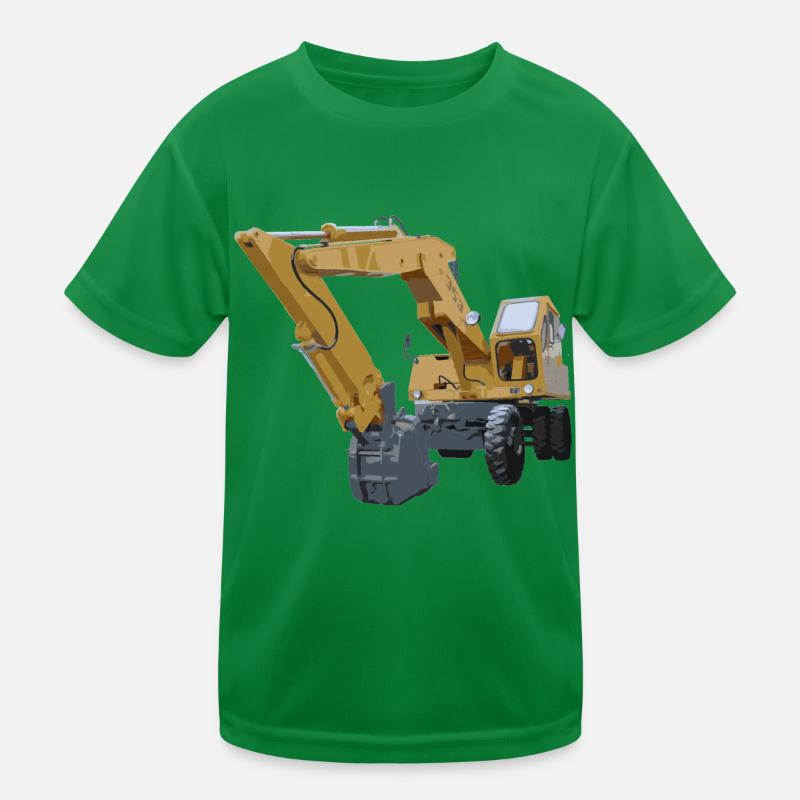 Alter Bagger Kinder Funktions-T-Shirt