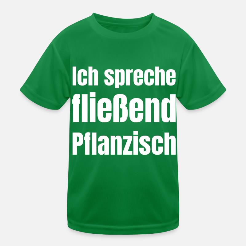 I speak fluent plant-based Kids Functional T-Shirt