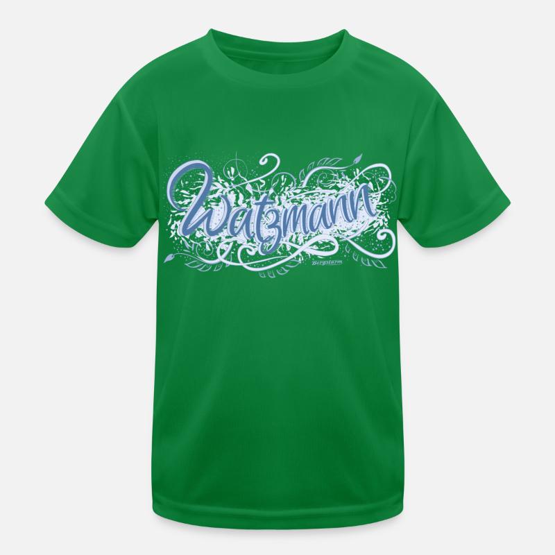 Watzmann - Kinder Funktions-T-Shirt - Kelly Green