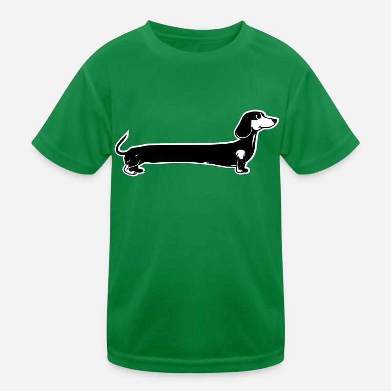 long badger dog Kids Functional T-Shirt