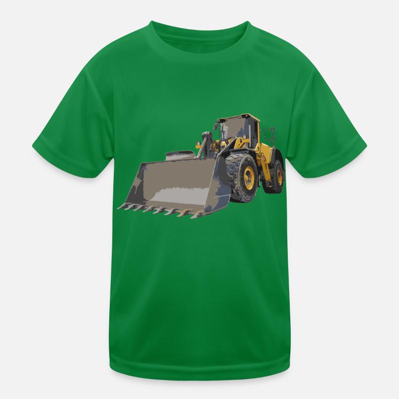 wheel loader Kids Functional T-Shirt