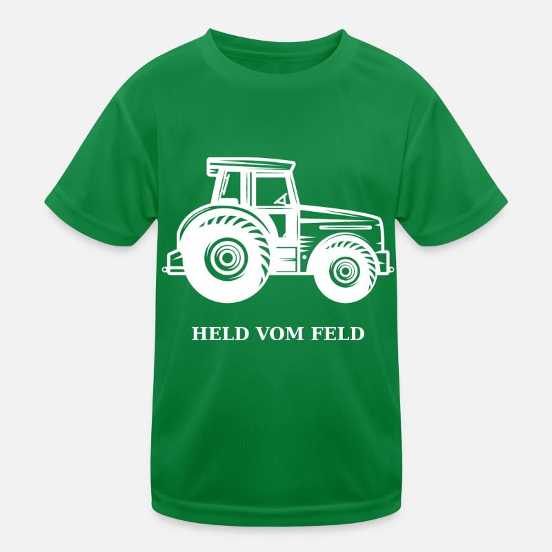 Traktor Held vom Feld Kinder Funktions-T-Shirt