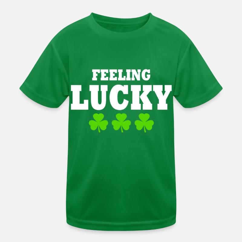 feeling lucky Kids Functional T-Shirt