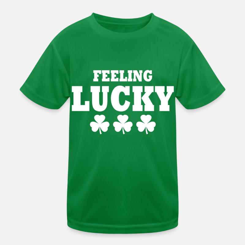 feeling lucky Kids Functional T-Shirt