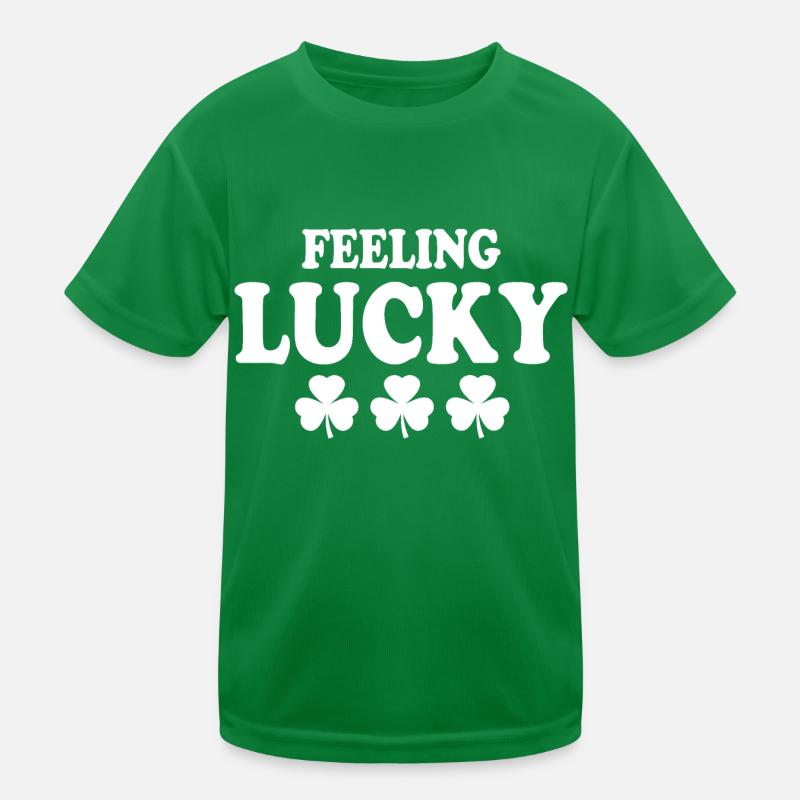 feeling lucky Kids Functional T-Shirt