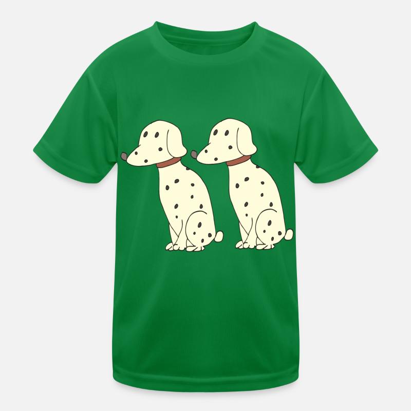 Dalmatian double Kids Functional T-Shirt