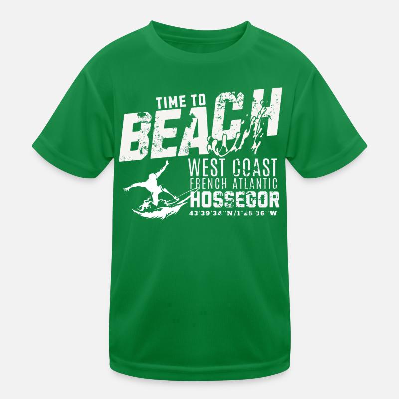 Hossegor Time to beach and surf Kids Functional T-Shirt