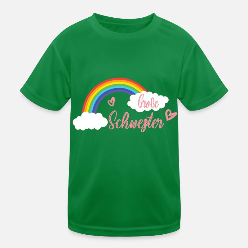 Große Schwester Kinder Funktions-T-Shirt