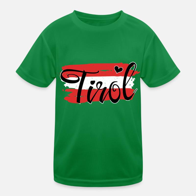 Drapeau Autriche Tyrol T-shirt sport Enfant