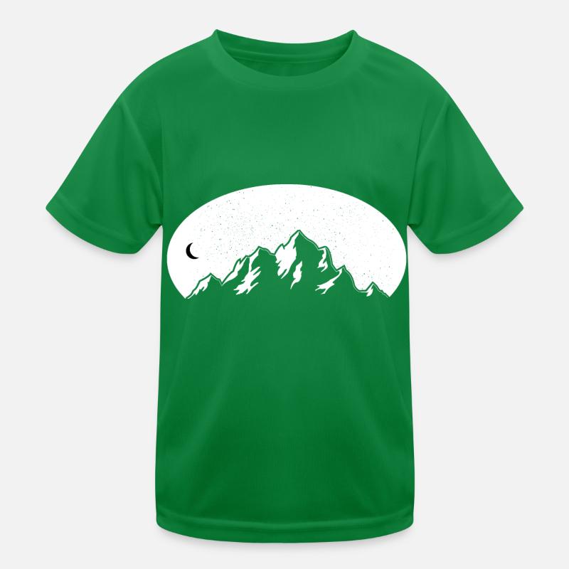 Conception de montagne Wanderer T-shirt sport Enfant