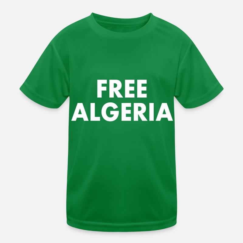 algeria Kids Functional T-Shirt
