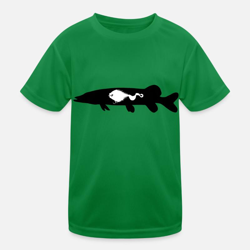 Plate-forme à moustache de brochet T-shirt sport Enfant