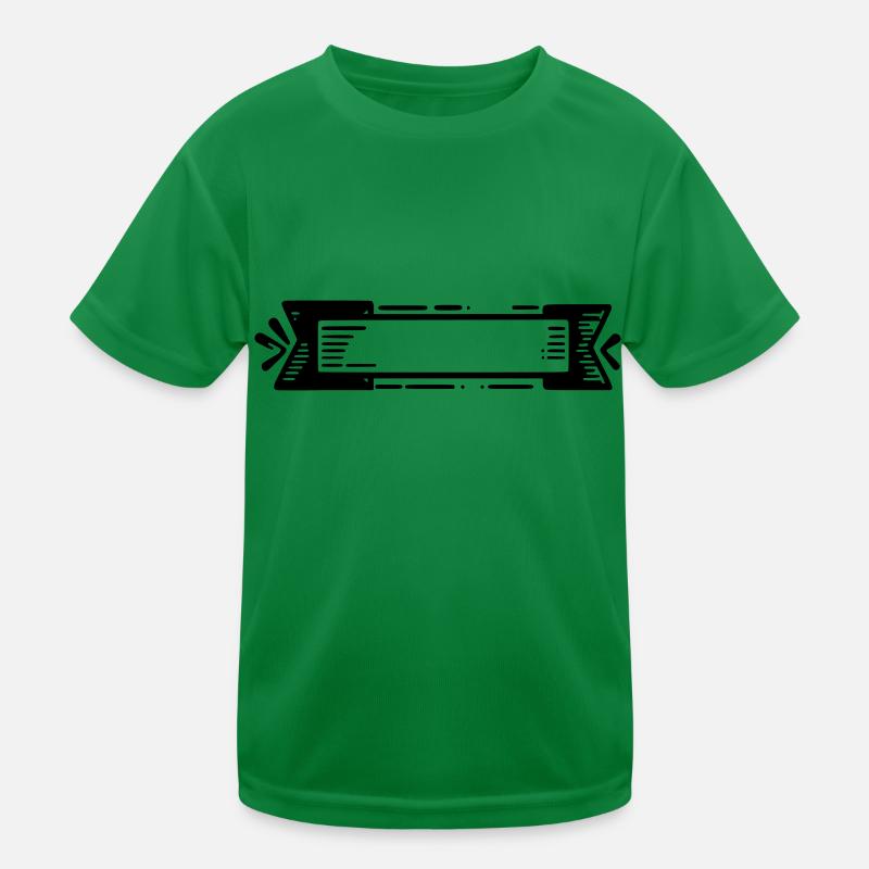 Banner Schild Kinder Funktions-T-Shirt