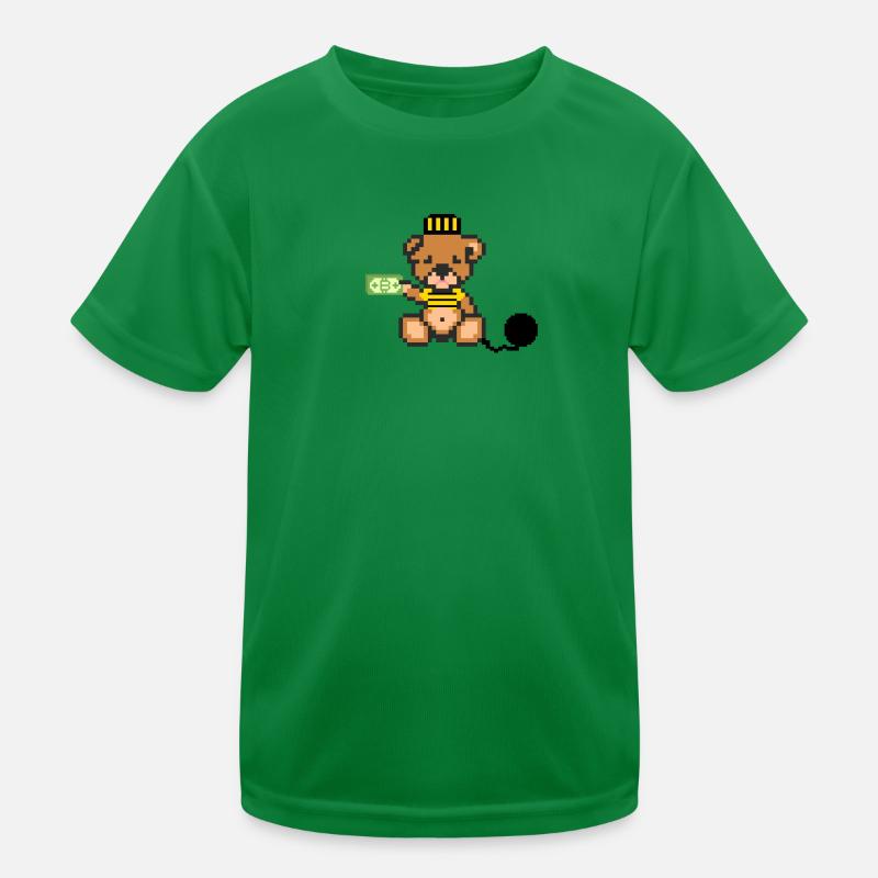 Pixel Bear Prisoner Kids Functional T-Shirt