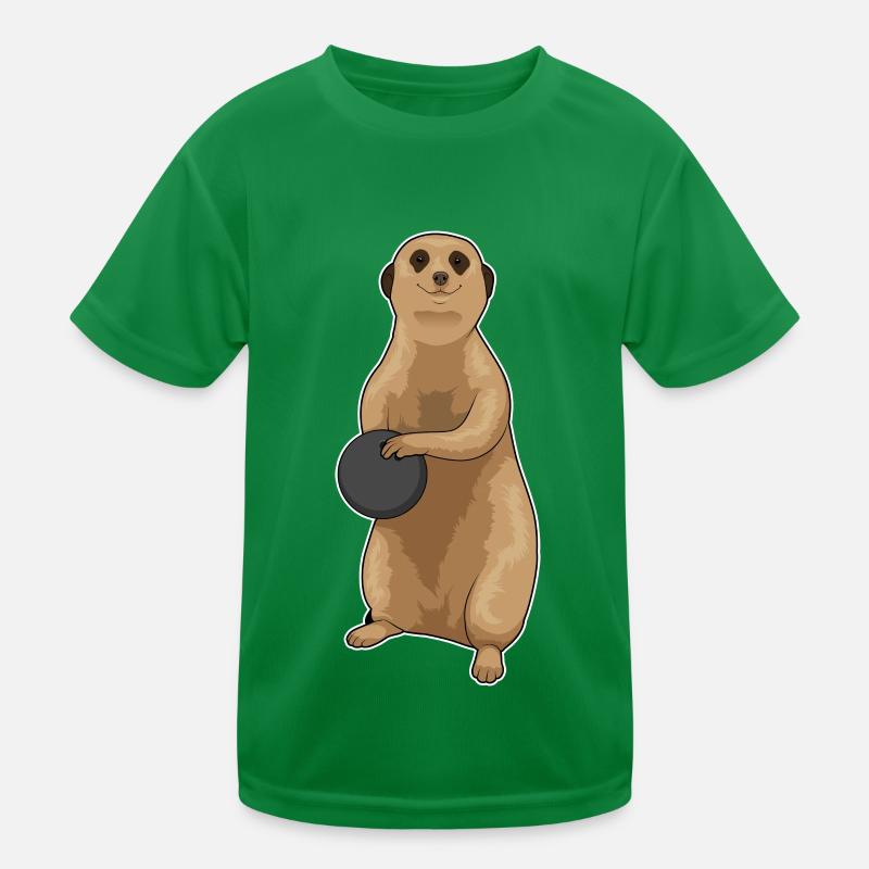 Erdmännchen Bowling Bowlingkugel Kinder Funktions-T-Shirt