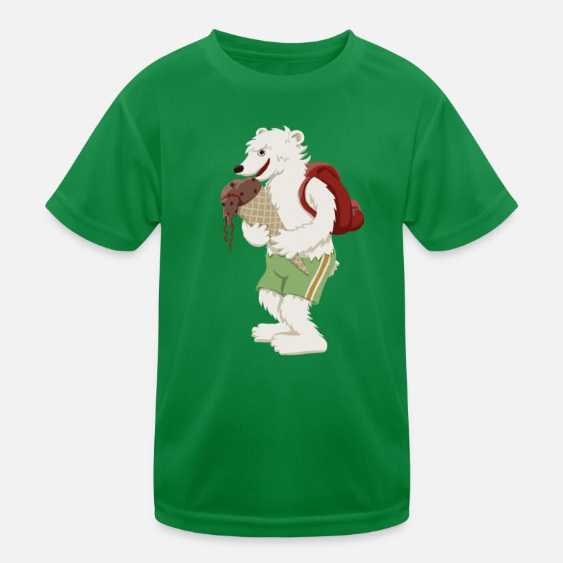 Polar Bear School Cone Kids Functional T-Shirt