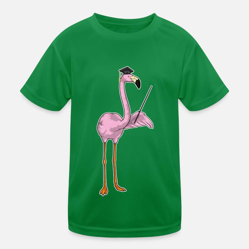 Flamingo Student Diplom Kinder Funktions-T-Shirt
