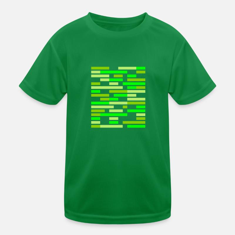 rayures colorées géométrie eau rayures abstraites T-shirt sport Enfant