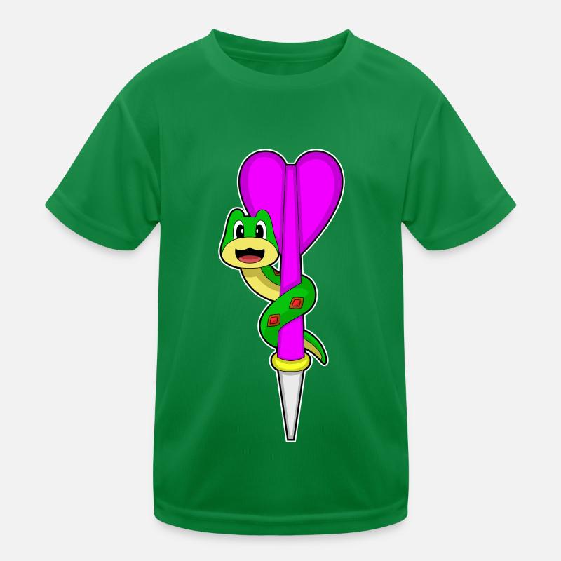 Schlange Dart Dartpfeil Kinder Funktions-T-Shirt