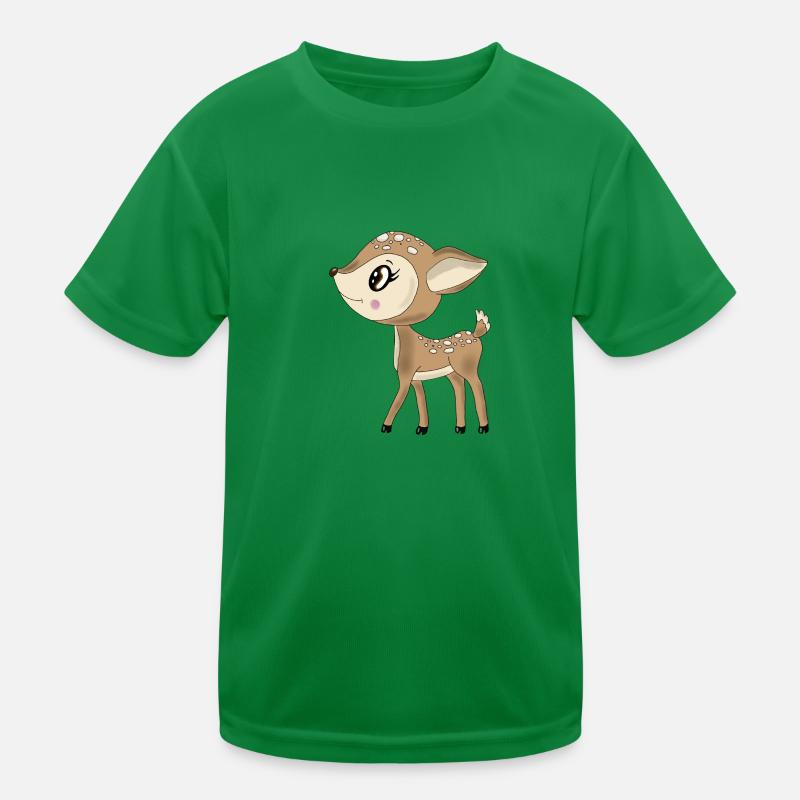 Roe deer Kids Functional T-Shirt