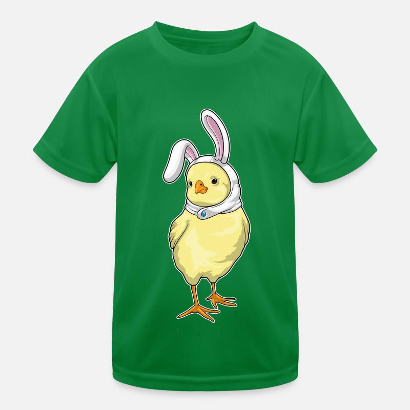 Küken Hase Ostern Kinder Funktions-T-Shirt